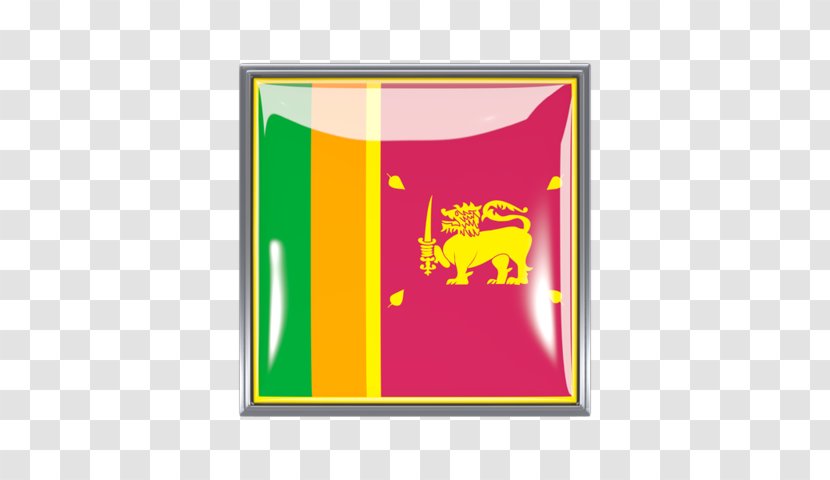 Flag Of Sri Lanka Text Rectangle - Srilanka Transparent PNG