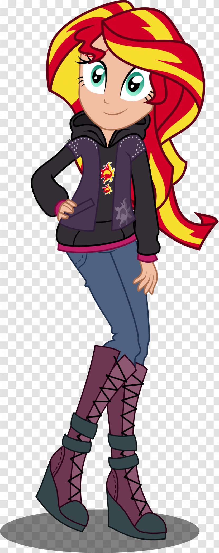 Sunset Shimmer Twilight Sparkle Rarity My Little Pony: Equestria Girls - Cartoon - Pony Transparent PNG