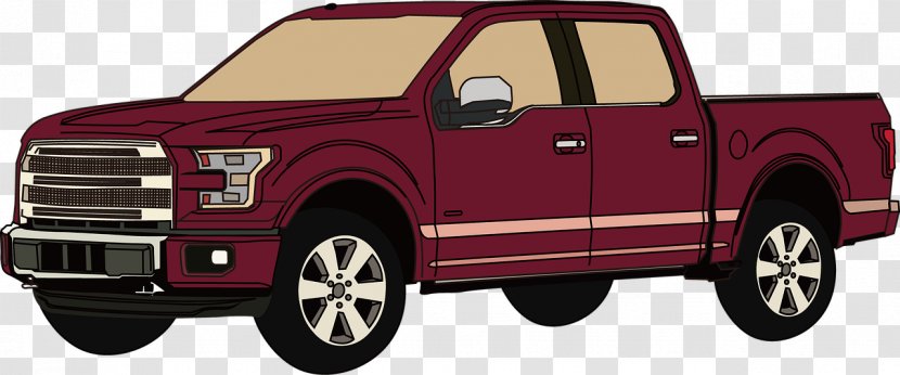 Pickup Truck Car Toyota Hilux Clip Art - Product - Red Transparent PNG