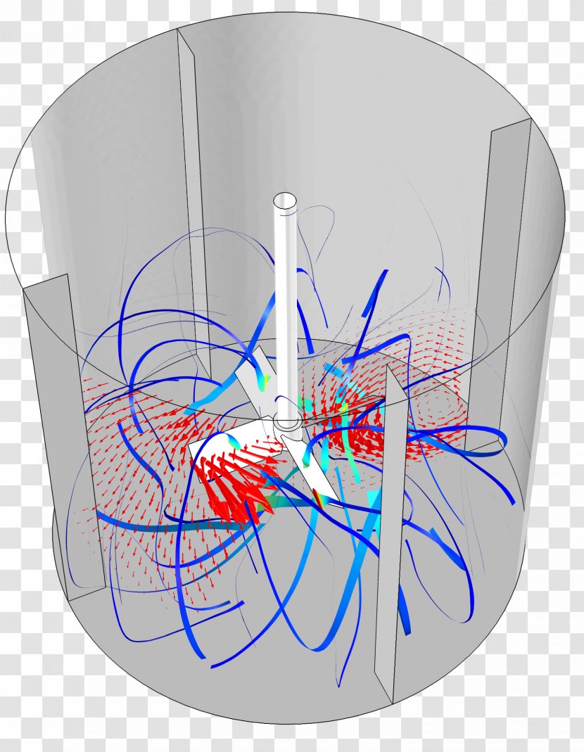 Non-Newtonian Fluid COMSOL Multiphysics Vortex Flow - Turbulence - Airflow Transparent PNG