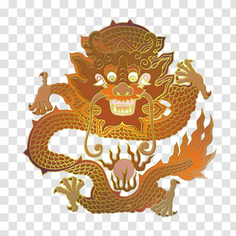 Chinese Dragon Clip Art - Skull Transparent PNG