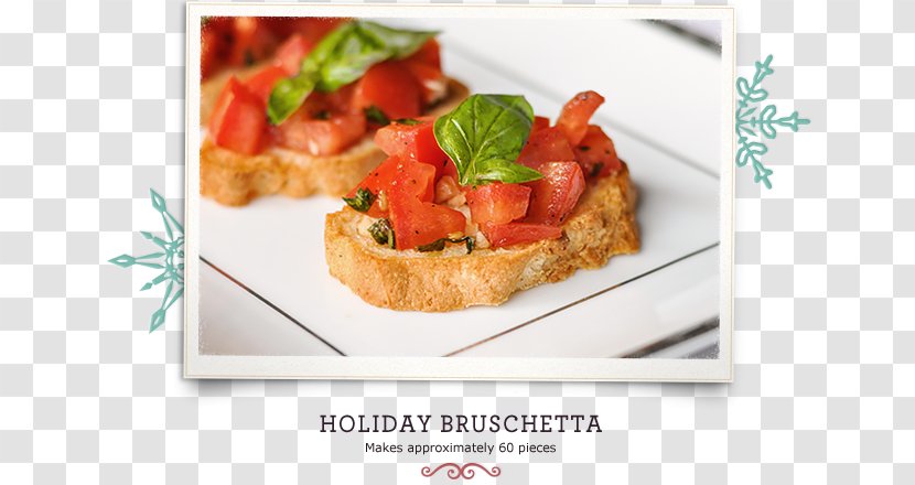 Bruschetta Vegetarian Cuisine Breakfast European Highway M07 - Baked Goods - Cherry Tomato Transparent PNG