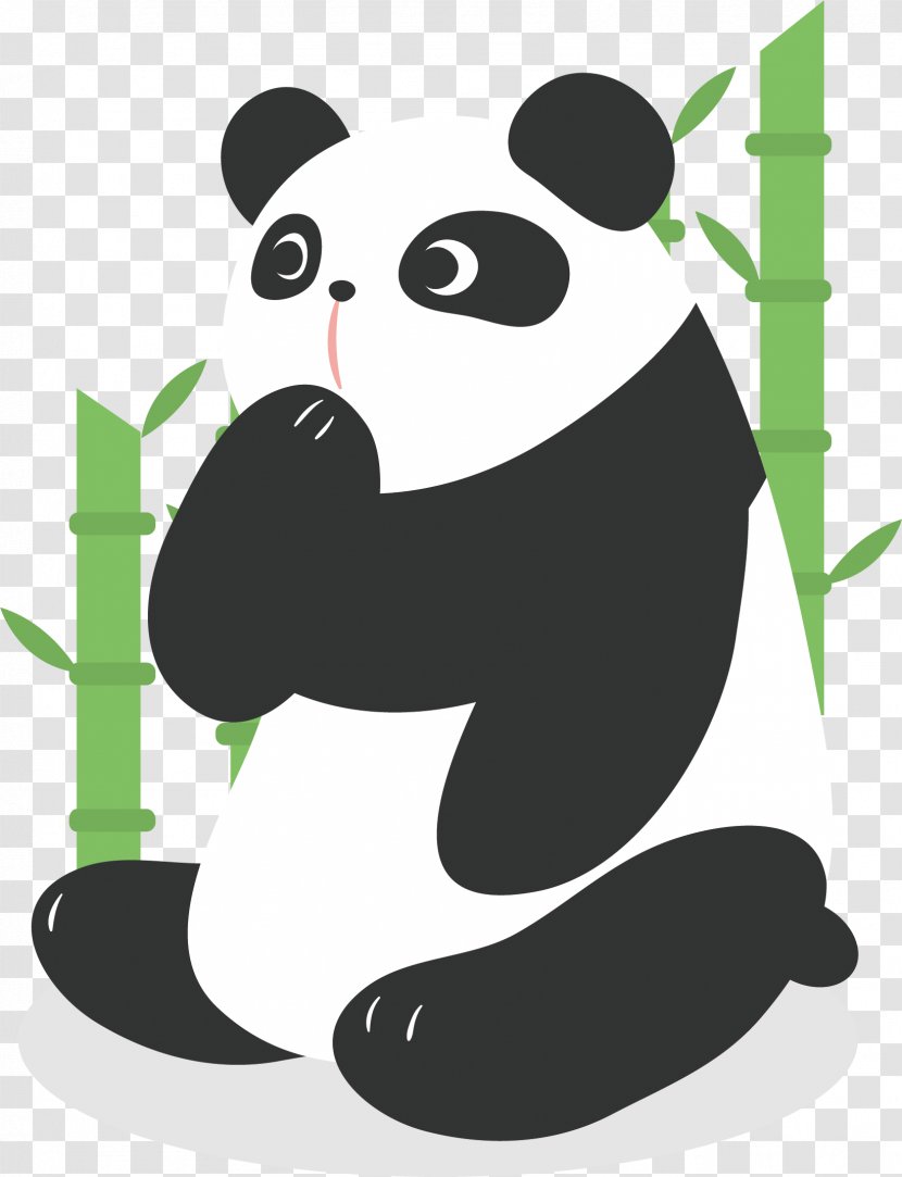 Giant Panda Euclidean Vector Clip Art - Mammal Transparent PNG