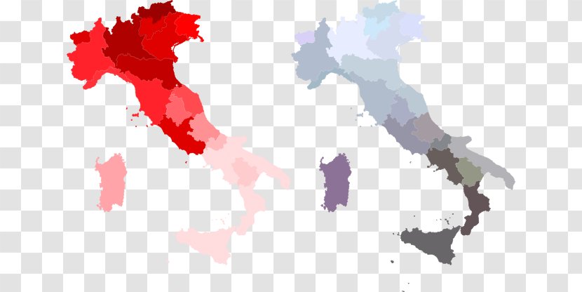 Regions Of Italy Map Vector Graphics Clip Art - World - Pisa Transparent PNG