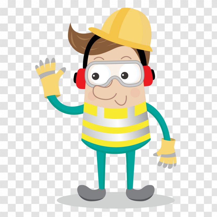 Cartoon Personal Protective Equipment Occupational Safety And Health Clip  Art Transparent PNG