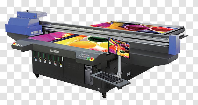 Flatbed Digital Printer Wide-format Printing - Press - Large Transparent PNG