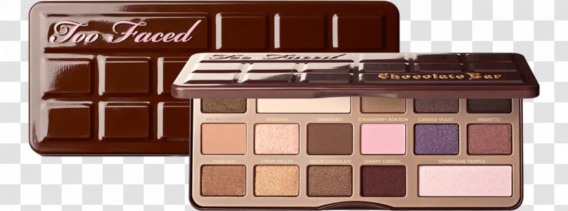 Too Faced Chocolate Bar Viseart Eye Shadow Palette Cosmetics Transparent PNG