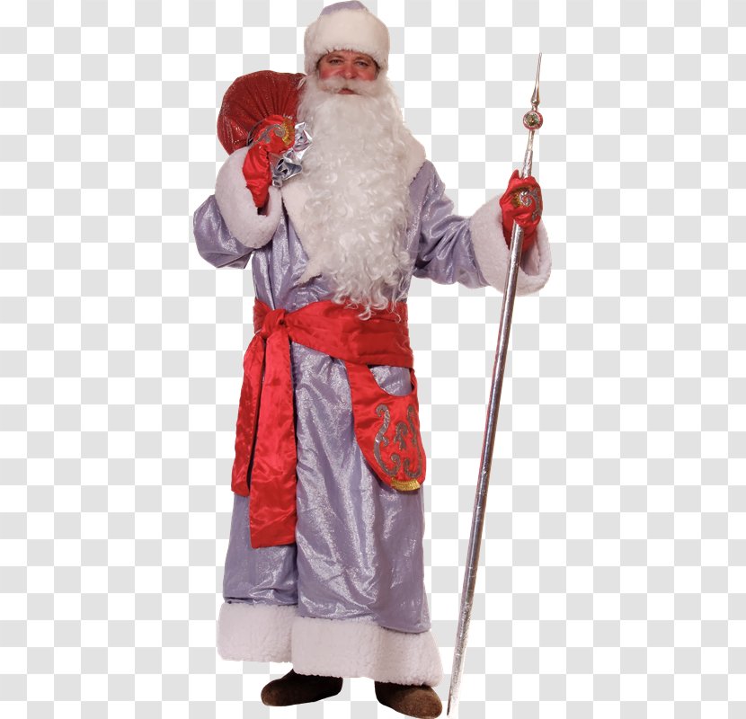 Santa Claus Ded Moroz Snegurochka Ziuzia Grandfather - Costume Transparent PNG