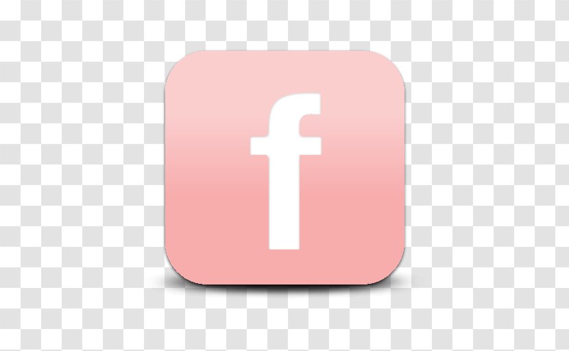 Facebook Social Media Like Button Logo - Pink Transparent PNG