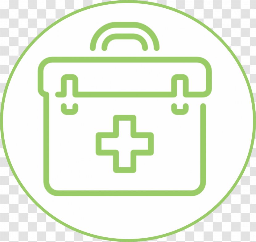 Health Care Medicine Physician Clinic - Green - First Aid Kit Transparent PNG