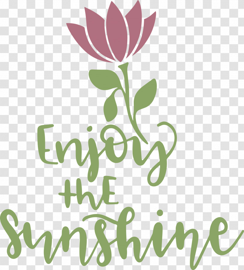 Sunshine Enjoy The Sunshine Transparent PNG