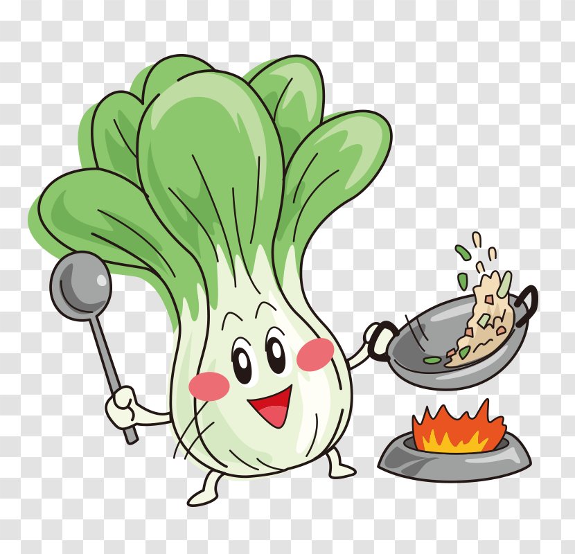 Chinese Cuisine Cartoon Vegetable Cabbage - Food - Vegetables,Chinese Transparent PNG