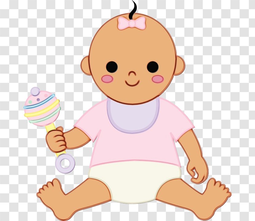 Child Cartoon Clip Art Finger Toddler - Paint - Baby Thumb Transparent PNG