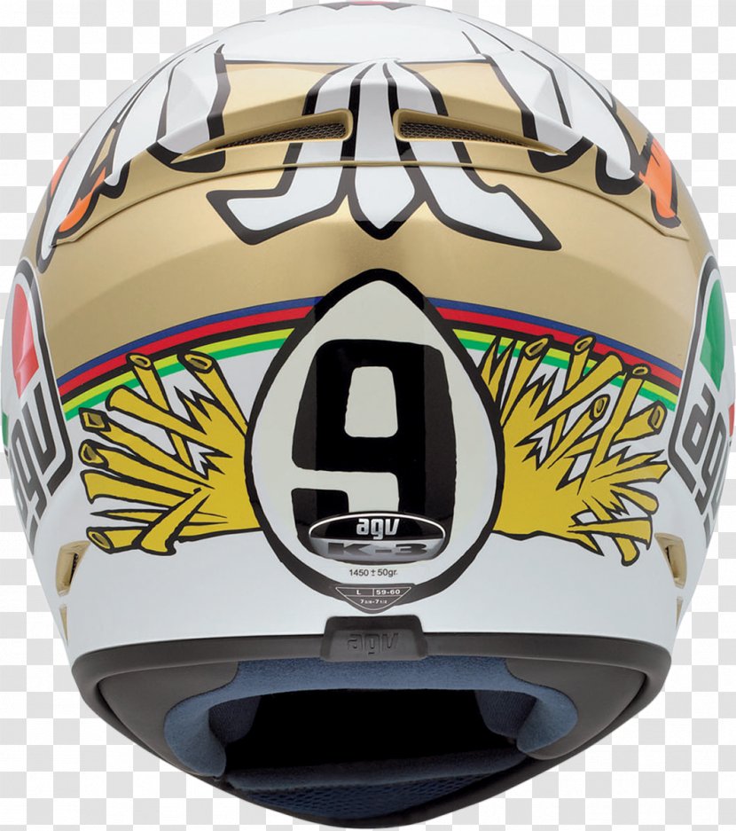 Motorcycle Helmets Chicken AGV - Meat - Valentino Rossi Transparent PNG