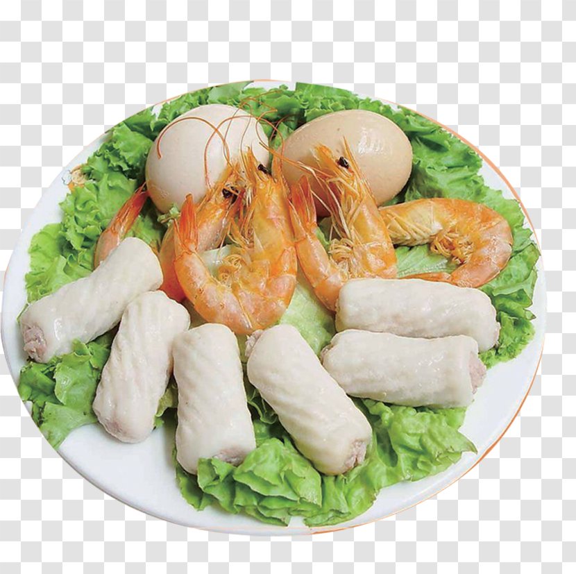 Vegetarian Cuisine Hot Pot Crab Seafood - Salad - And Vegetables Transparent PNG