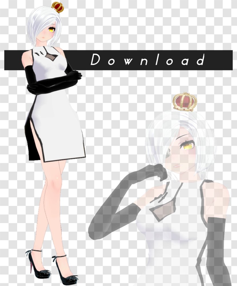 MikuMikuDance GLaDOS Senpai And Kōhai Art Download - Cartoon - Glados Transparent PNG