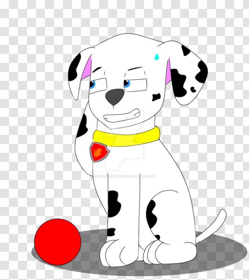 Dalmatian Dog Puppy Clip Art Illustration - White - Good Morning Sweetie Dogs Transparent PNG