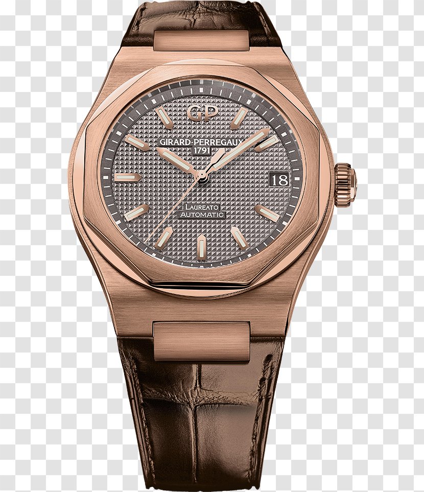Girard-Perregaux Automatic Watch Tourbillon Clock - Strap Transparent PNG