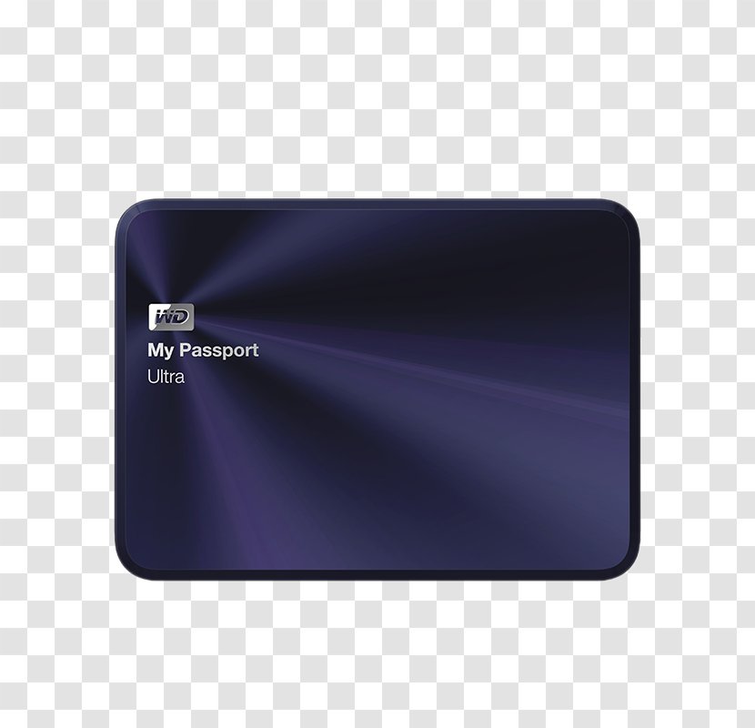 Hard Disk Drive Western Digital USB 3.0 My Passport - Dark Blue WD Mobile Transparent PNG