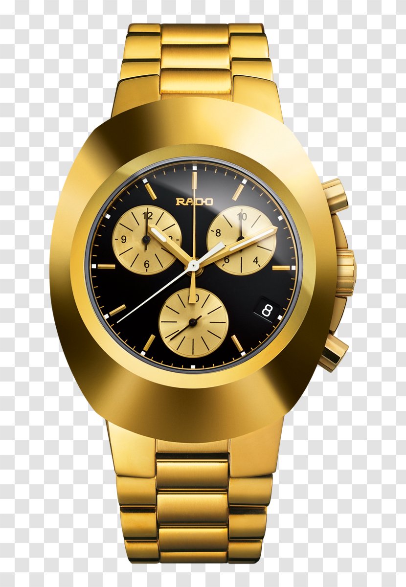 Rolex Daytona Rado Watch Chronograph Quartz Clock - Luxury Goods - Gold Number Transparent PNG