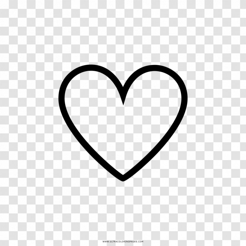 Heart Drawing Coloring Book - Tree Transparent PNG