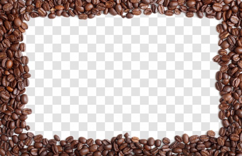 Iced Coffee Bean Cafe Percolator - Roasting - Beans Border Transparent PNG