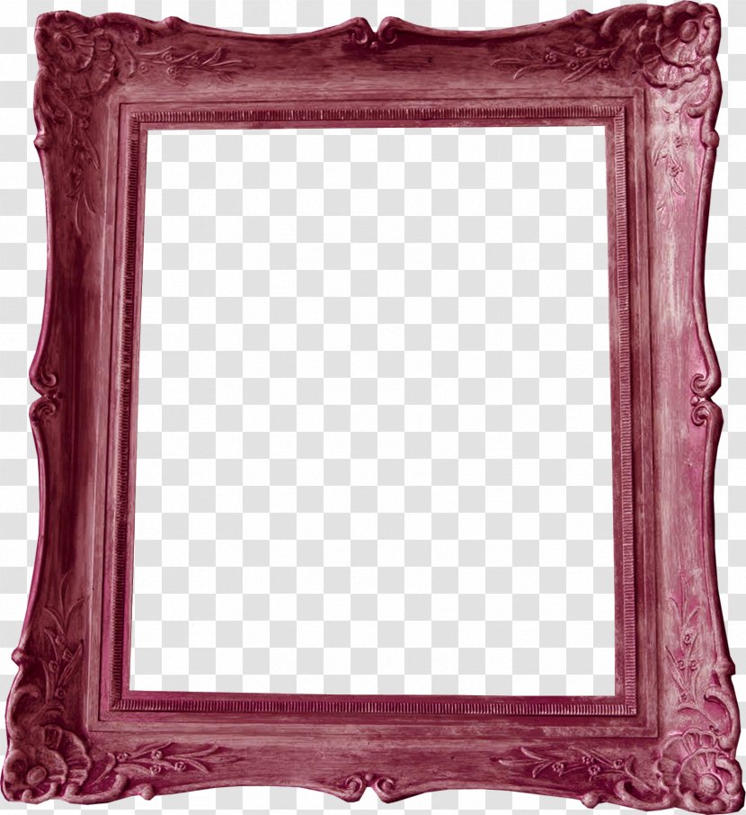 Picture Frames Photography Tableau Clip Art - Pink Frame Transparent PNG