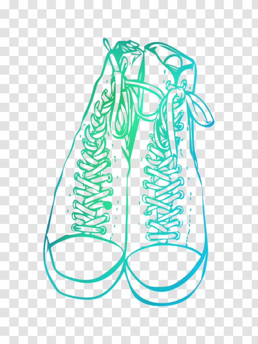 Shoe Illustration Clip Art Leaf Product Design - Teal Transparent PNG