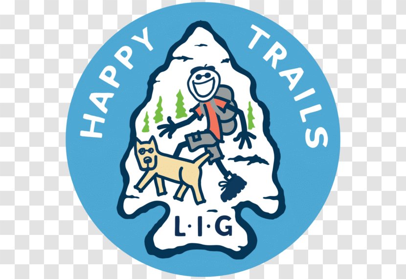 Sticker Decal Happy Trails Organization - Symbol - Hike Transparent PNG