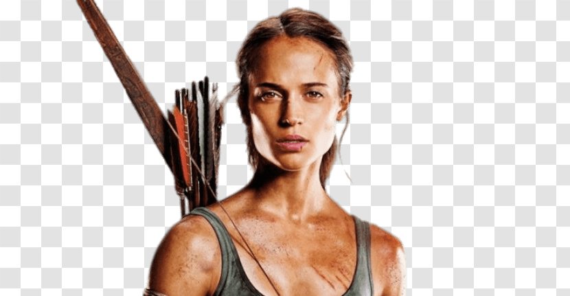 Tomb Raider Alicia Vikander Lara Croft Lord Richard Film - Shoulder Transparent PNG