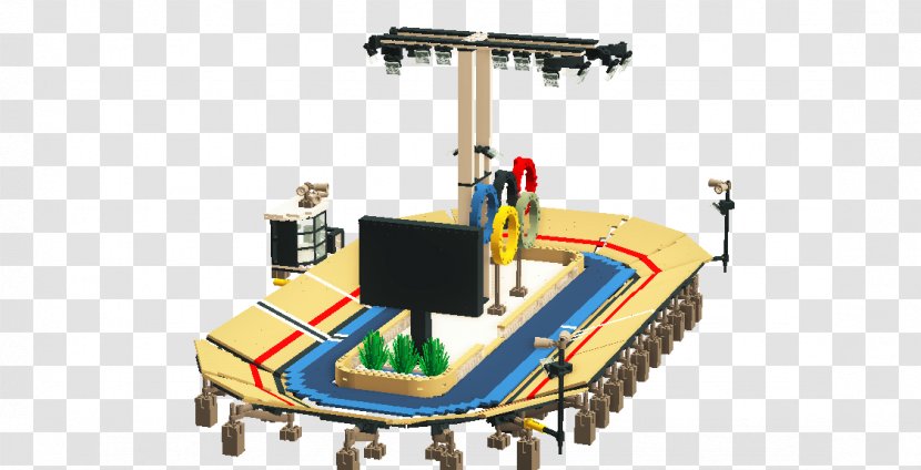 Lee Valley VeloPark LEGO Technology Machine - Track Cycling - Olympic Project Transparent PNG