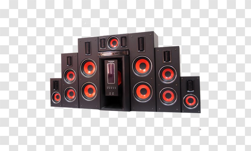 Computer Speakers Subwoofer Sound Box - Multimedia - Home Theater Systems Transparent PNG