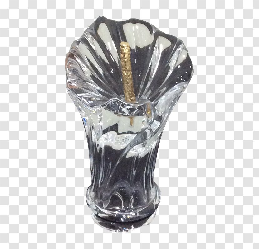 Glass Arum-lily Vase Crystal Flower - Funarte Articoli Funerari Napoli Transparent PNG