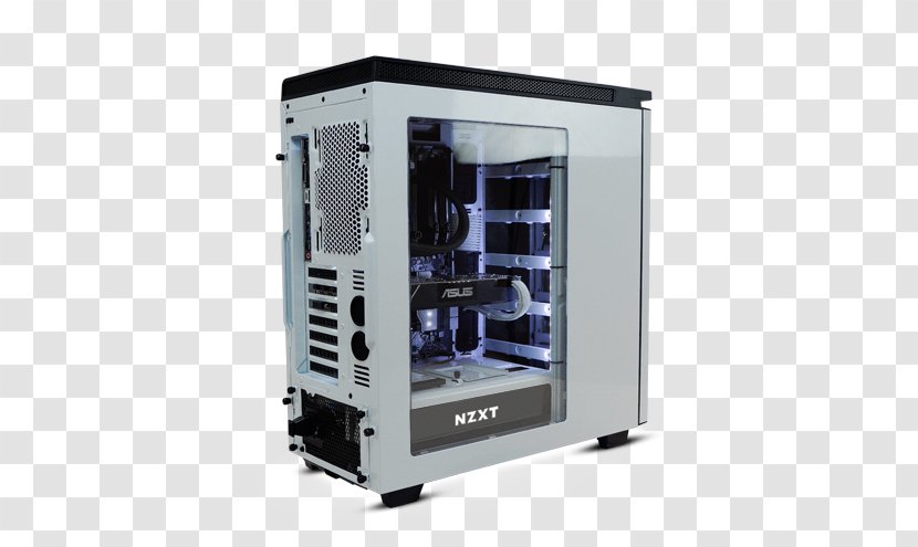 Computer Cases & Housings System Cooling Parts Electronic Component Machine - Tree - White Shark Transparent PNG