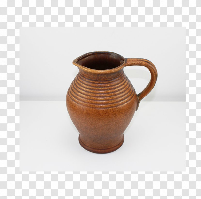 Jug Ceramic Pottery Pitcher Mug - Brown Transparent PNG