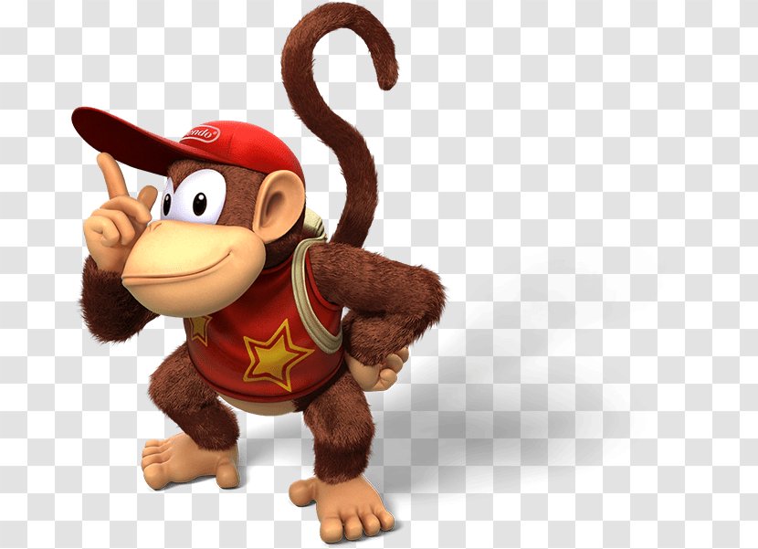 Donkey Kong Country: Tropical Freeze Country 2: Diddy's Quest Super Mario RPG - Stuffed Toy - Diddy Transparent PNG