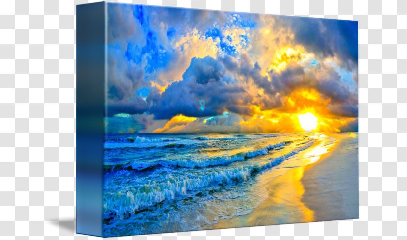 Shore Landscape Painting Sea Sky - Sunset Transparent PNG