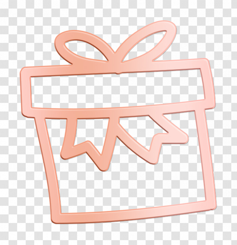 Shapes Icon Gift Box Hand Drawn Outline Icon Hand Drawn Icon Transparent PNG