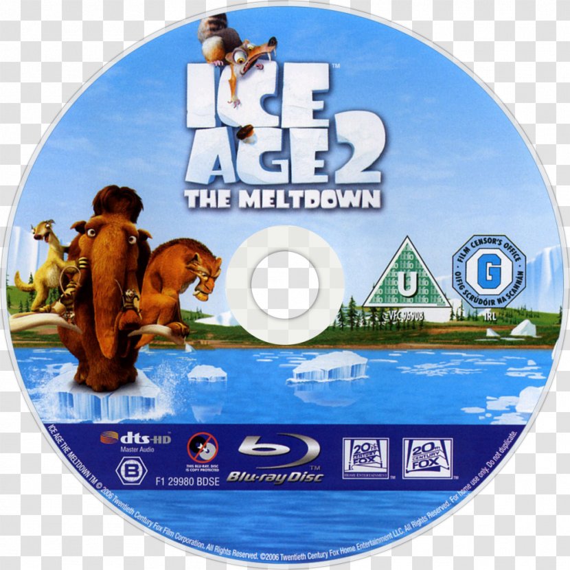 Blu-ray Disc DVD Ice Age 2: The Meltdown Compact Transparent PNG