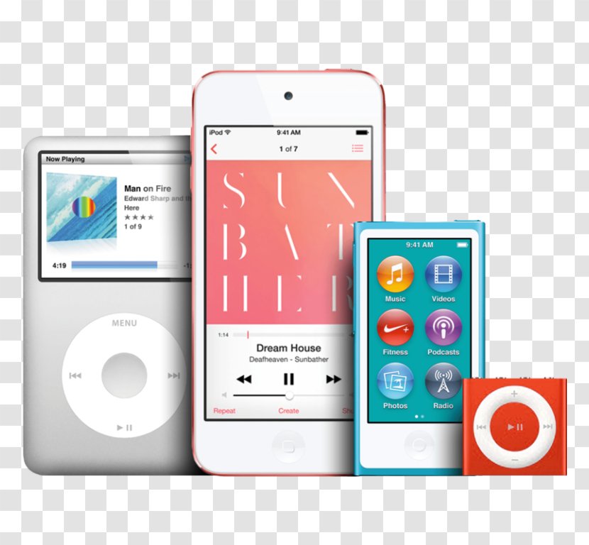 IPod Touch Shuffle Nano Apple - Iphone Transparent PNG