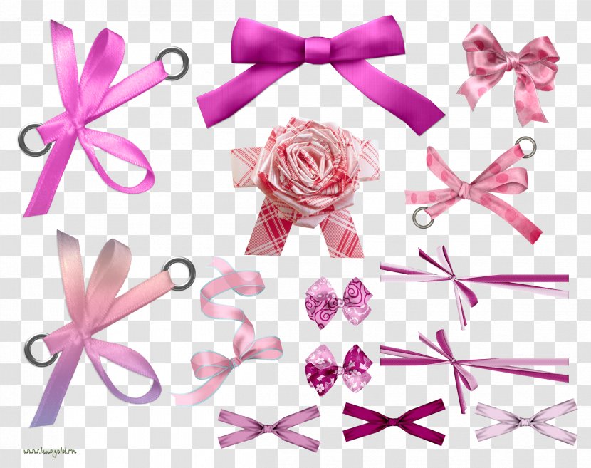 Pink Ribbon Clip Art - Shoelace Knot Transparent PNG