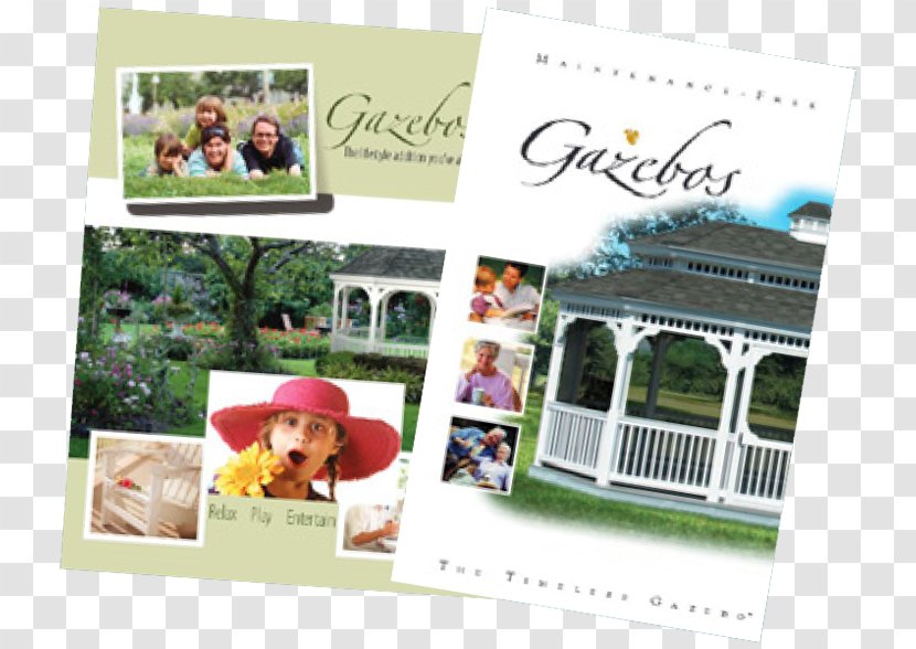 Gazebo Advertising Pergola Octagon A Hideaway Retreat - Garden Brochure Transparent PNG