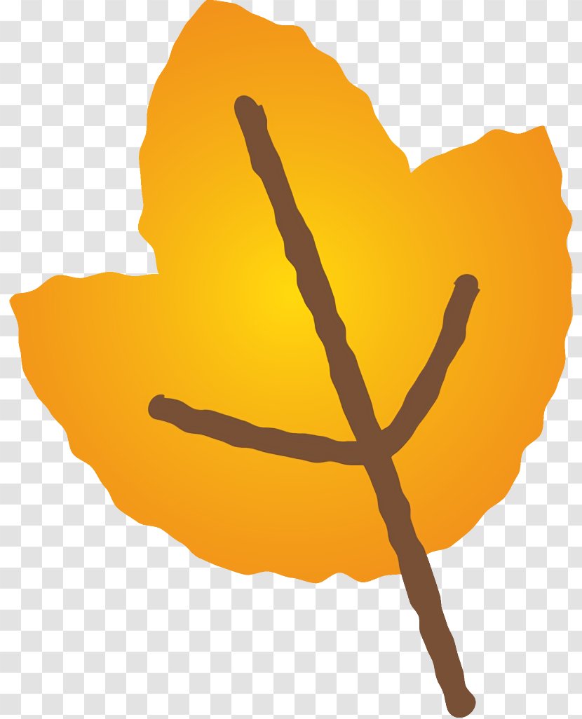 Yellow Leaf Plant Gesture Transparent PNG