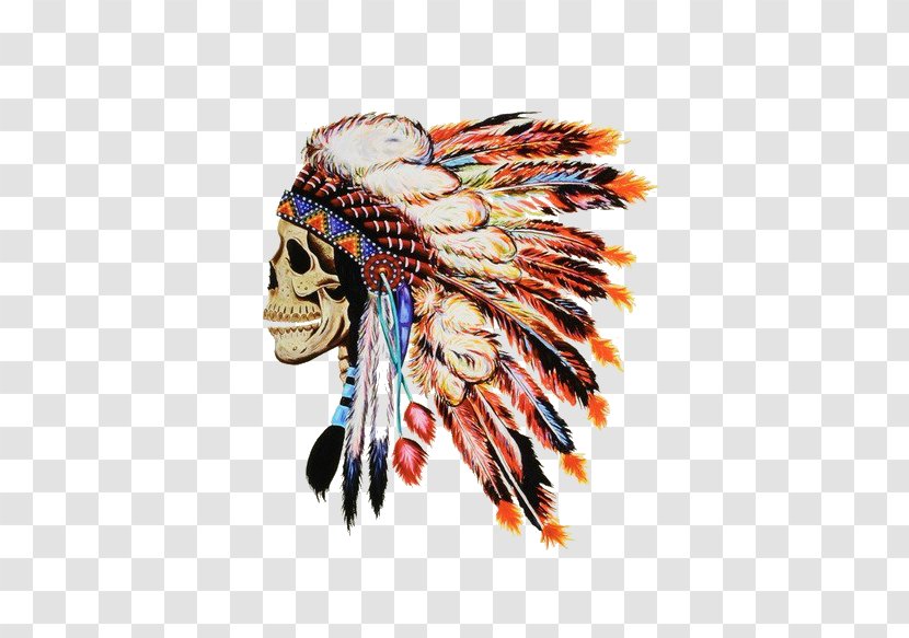 Native Americans In The United States Skull Drawing Bone Transparent PNG