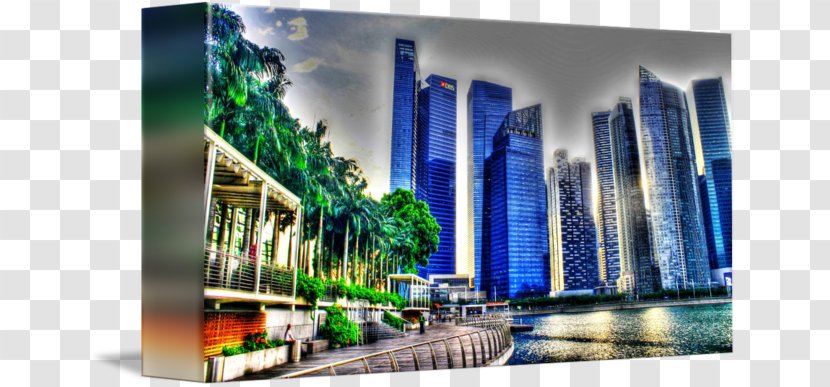 Mixed-use Urban Design Water Desktop Wallpaper Cityscape - Computer - Singapore City Transparent PNG