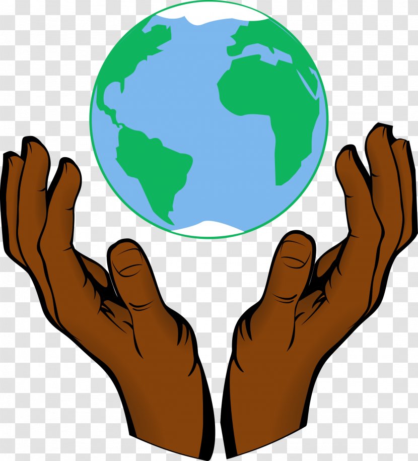 Earth Clip Art - Globe - Open Hands Transparent PNG