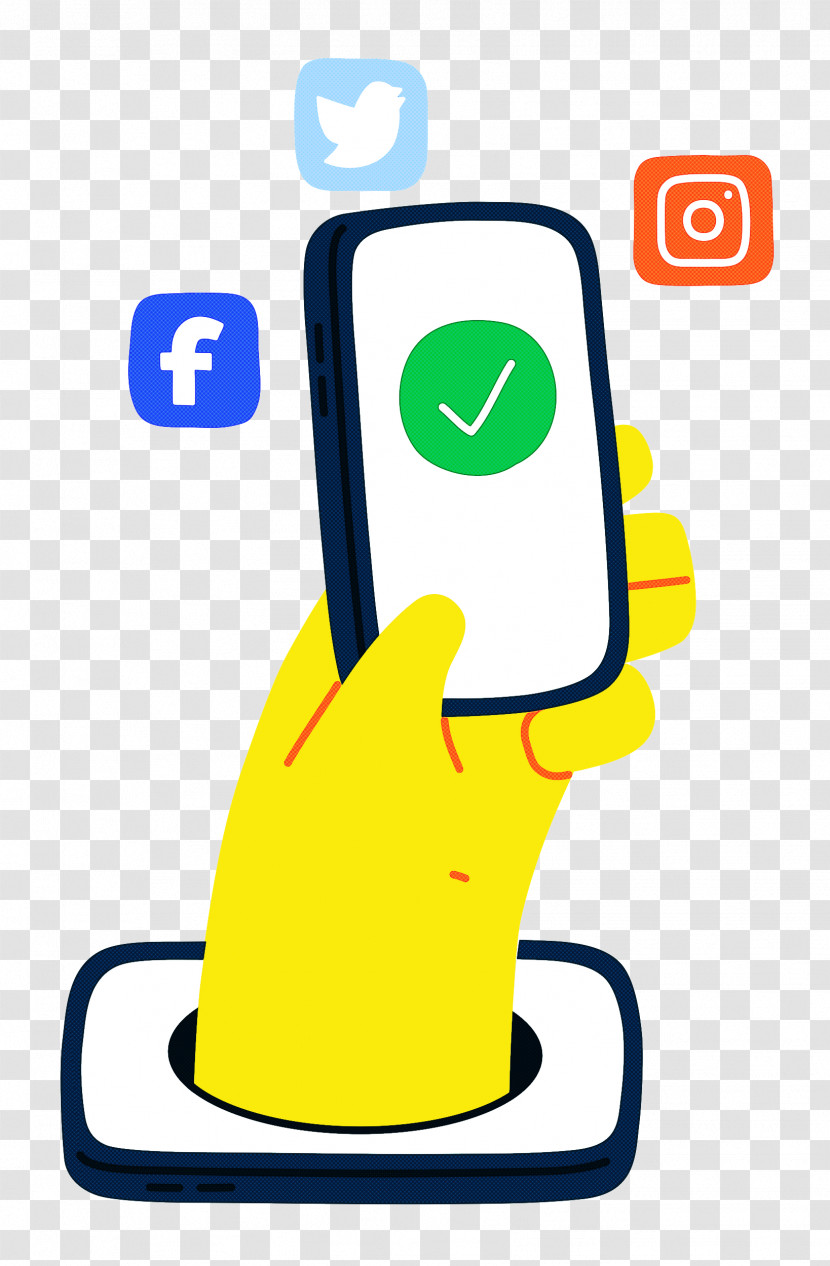 Phone Checkmark Hand Transparent PNG