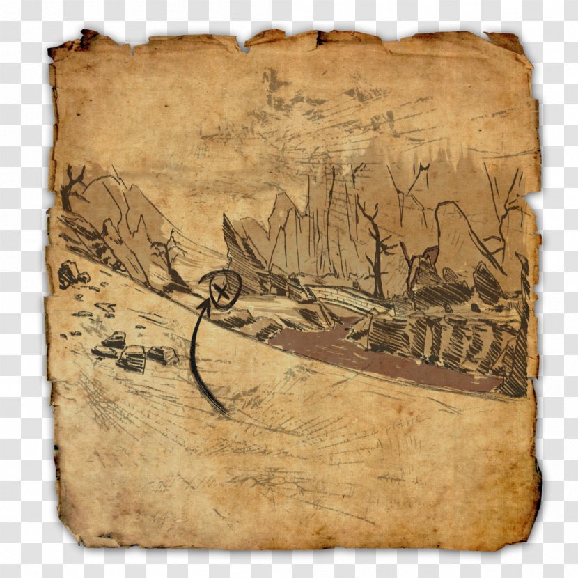 The Elder Scrolls Online Treasure Map - Tree - Pirate Transparent PNG