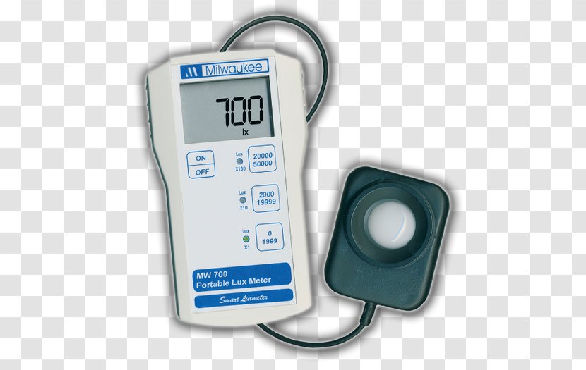 Light Meter Luxmetro Milwaukee MW700 LUX-Meter - Weighing Scale Transparent PNG