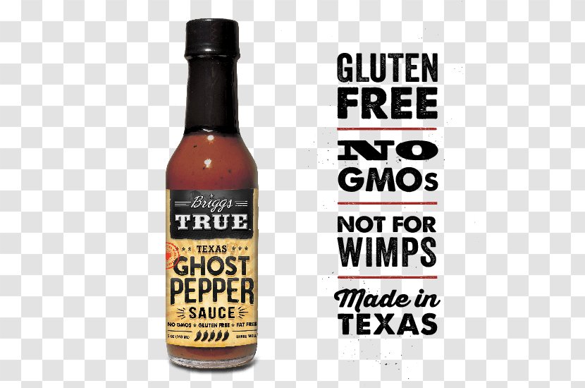 True Hot Sauce Flavor Seasoning - Liquid - Ghost Pepper Transparent PNG
